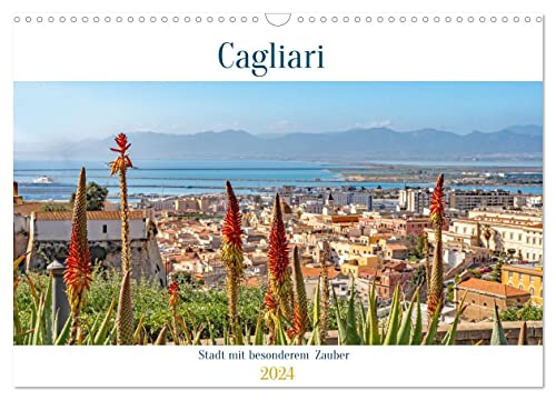 Cagliari - Stadt mit besonderem Zauber (Wandkalender 2024 DIN A3 quer), CALVENDO Monatskalender