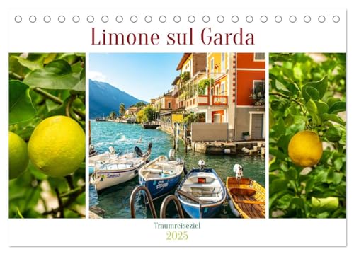 Limone sul Garda - Traumreiseziel (Tischkalender 2025 DIN A5 quer), CALVENDO Monatskalender