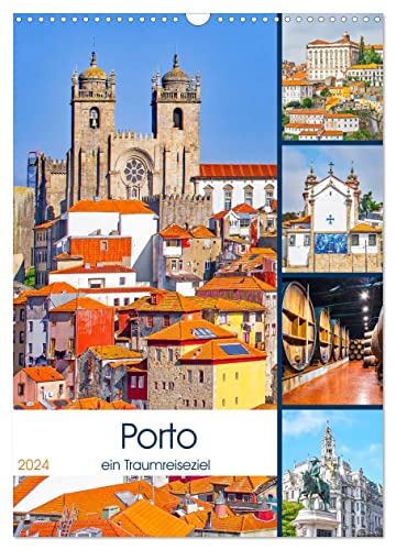 Porto - ein Traumreiseziel (Wandkalender 2024 DIN A3 hoch), CALVENDO Monatskalender