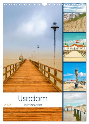 Usedom - Terminplaner (Wandkalender 2025 DIN A3 hoch), CALVENDO Monatskalender von CALVENDO