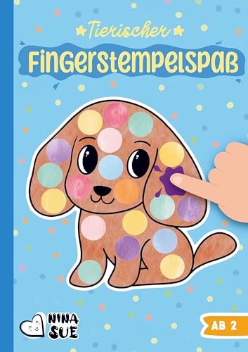 Tierischer Fingerstempel-Spaß: Das Malbuch für kleine KünstlerInnen ab 2 Jahren - Basteln und Malen für kleine Jungen und Mädchen von Bookmundo