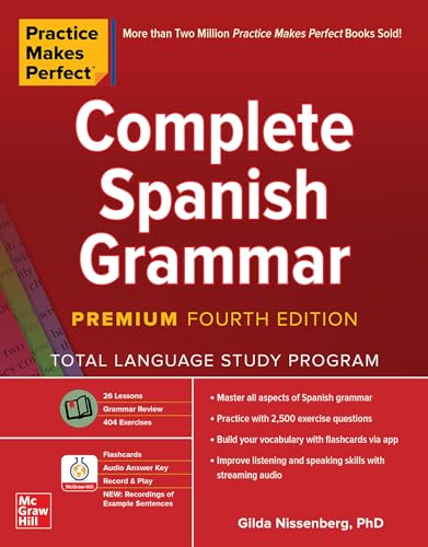 Practice Makes Perfect: Complete Spanish Grammar, Premium von McGraw-Hill Education