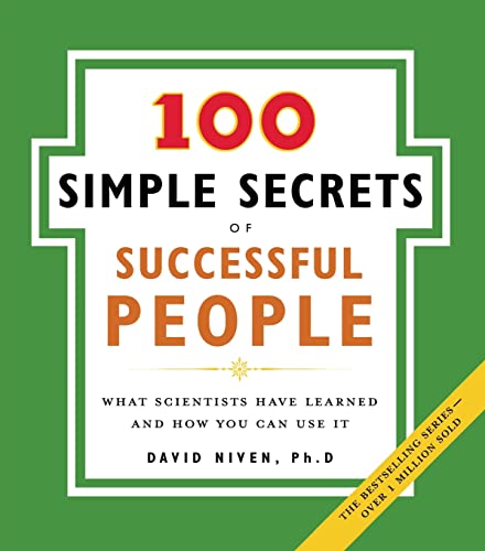 100 SIMPLE SECRETS SUCCESSF: What Scientists Have Learned and How You Can Use It (100 Simple Secrets, 2) von HarperOne