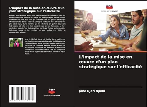 L'impact de la mise en ¿uvre d'un plan stratégique sur l'efficacité von Editions Notre Savoir
