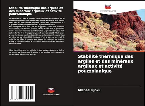 Stabilité thermique des argiles et des minéraux argileux et activité pouzzolanique