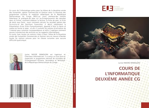 COURS DE L'INFORMATIQUE DEUXIÈME ANNÉE CG von Éditions universitaires européennes