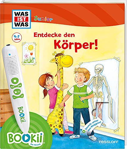BOOKii® WAS IST WAS Junior Entdecke den Körper!: Über 600 Hörerlebnisse und interaktive Spiele! (BOOKii / Antippen, Spielen, Lernen)
