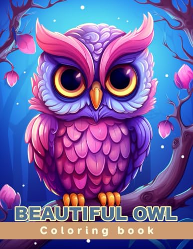 Beautiful Owl Coloring book for children: Age 4 - 12 von Independently published