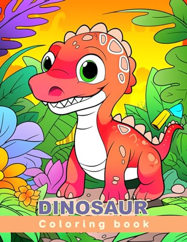 Dinosaur Coloring book: Age 4 - 12
