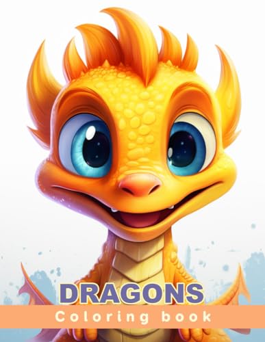 Dragons Coloring book: Age 4 - 12