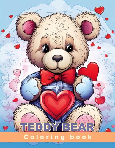 Teddy Bear Coloring book: Age 4 - 12
