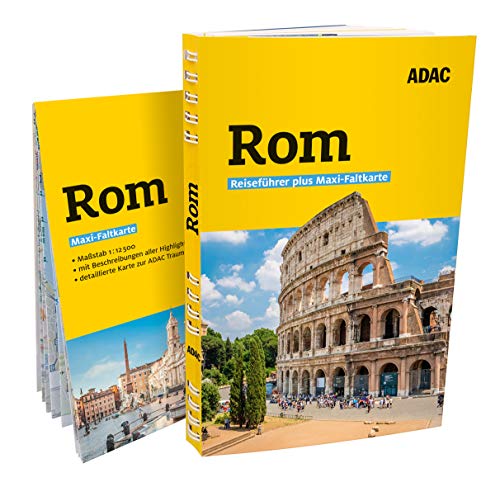 ADAC Reiseführer plus Rom: Mit Maxi-Faltkarte und praktischer Spiralbindung