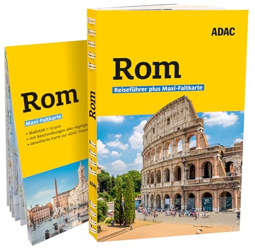 ADAC Reiseführer plus Rom: Mit Maxi-Faltkarte und praktischer Spiralbindung