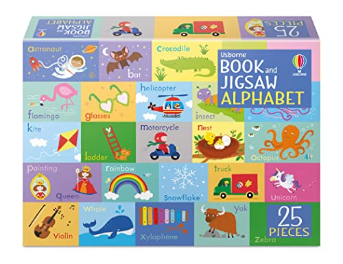 Book and Jigsaw Alphabet (Usborne Book and Jigsaw): 1 von Usborne Publishing Ltd