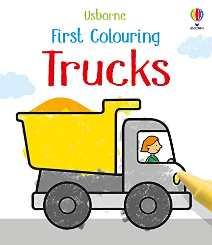 First Colouring Trucks von Usborne