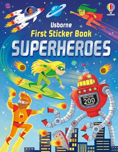 First Sticker Book Superheroes First Sticker Book Superheroes von Usborne GB