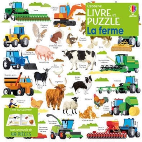 La ferme - Coffret livre et puzzle: Livre sur la ferme avec un puzzle de 49 pièces La ferme - Coffret livre et puzzle: Livre sur la ferme avec un puzzle de 49 pièces von USBORNE