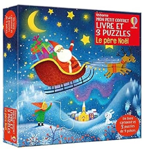 Le père Noël - Mon petit coffret Livre et 3 puzzles: Avec 1 livre cartonné et 3 puzzles de 9 pièces Le père Noël - Mon petit coffret Livre et 3 puzzles: Avec 1 livre cartonné et 3 puzzles de 9 pièces von Usborne