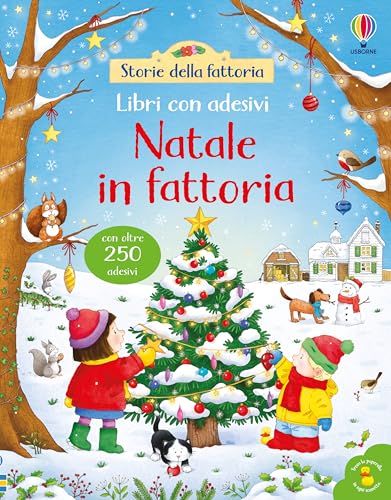 Natale in fattoria. Con adesivi. Ediz. illustrata (Libri con adesivi. A partire da 3 anni) von Usborne
