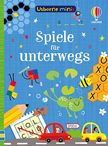 Usborne Minis: Spiele für unterwegs: Mini-Buch mit Spielen für zwei Personen – für eine Reise oder einfach zwischendurch – ab 5 Jahren (Usborne-Minis-Reihe) von Usborne Publishing