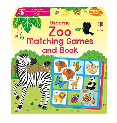 Usborne Publishing Ltd Zoo Matching Games and Book von Usborne