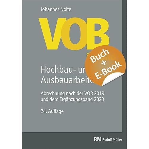 VOB im Bild-Hochbau-und Ausbauarbeiten-mit E-Book: 24. Auflage