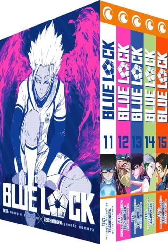 Blue Lock – Band 11-15 im Sammelschuber von Crunchyroll Manga