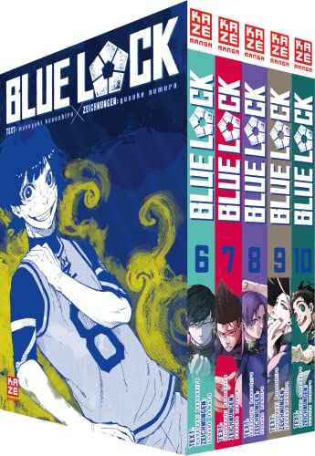 Blue Lock – Band 6-10 im Sammelschuber von Crunchyroll Manga