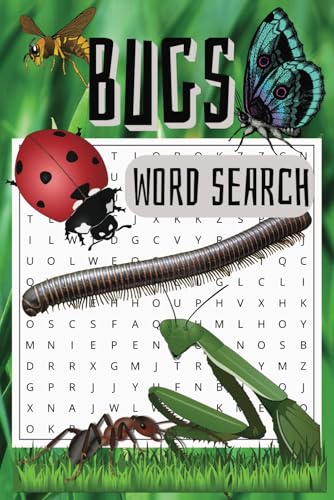 Bug Word Search Book: With Easy to Read Print About Insects! | 6x9 inches, 45+ puzzles von Independently published