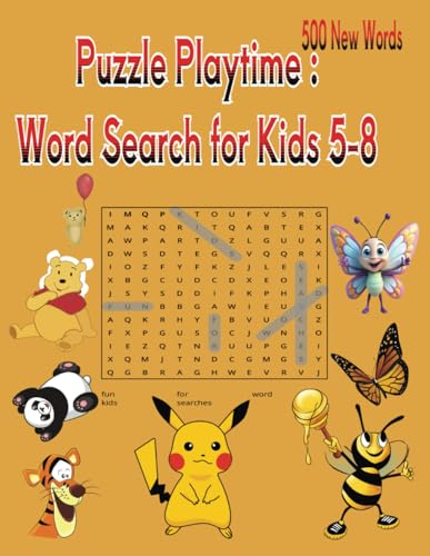 Puzzle Playtime: Word Search for Kids 5-8: 50 Fun-Filled Puzzles for Young Word Explorers: Discover 500 New Words (Smart Start Kids Series) von Independently published