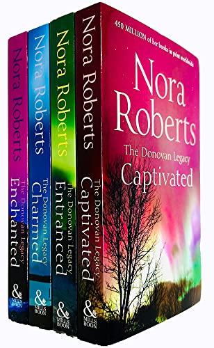 Donovan Legacy Series Nora Roberts Collection 4 Books Set (Enchanted, Entranced, Captivated, Charmed)
