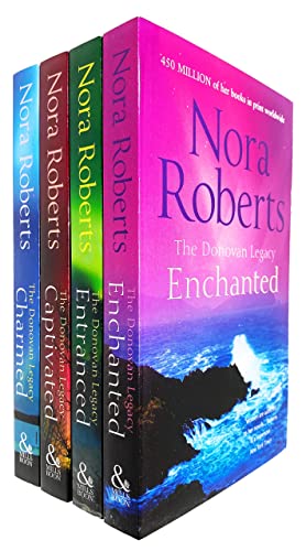 The Donovan Legacy Series 4 Books Collection Set By Nora Roberts (Captivated, Entranced,Charmed & Enchanted)