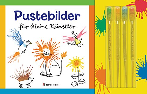 Pustebilder für kleine Künstler-Set. Mit 4 Kleckspipetten: Für Klecksbilder mit Wasserfarben von Bassermann, Edition