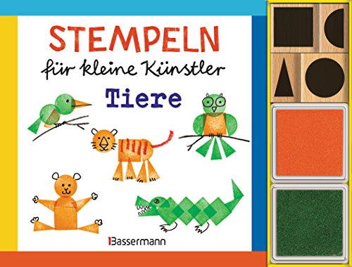 Stempeln für kleine Künstler - Tiere-Set: Mit 4 Holzstempeln und 2 Stempelkissen Stempeln für kleine Künstler - Tiere-Set: Mit 4 Holzstempeln und 2 Stempelkissen