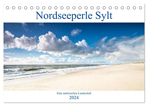 Nordseeperle Sylt (Tischkalender 2024 DIN A5 quer), CALVENDO Monatskalender