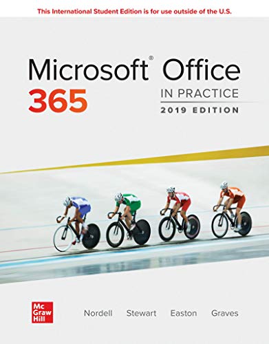 ISE Microsoft Office 365: In Practice, 2019 Edition von McGraw-Hill Education