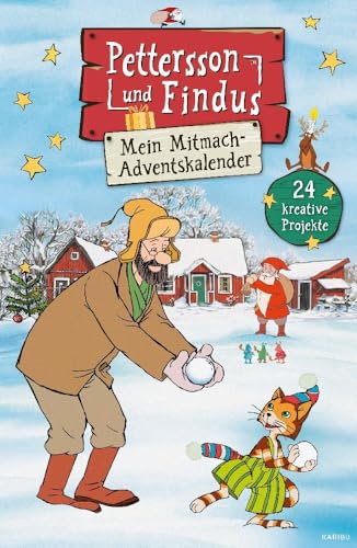 Pettersson und Findus - Mitmach-Adventskalender: 24 Mini-Bücher hinter aufklappbaren Türchen mit Bastelanleitungen, Rätseln, Ausmalbildern und Findus‘ Lieblingsrezepten Pettersson und Findus - Mitmach-Adventskalender: 24 Mini-Bücher hinter aufklappbaren Türchen mit Bastelanleitungen, Rätseln, Ausmalbildern und Findus‘ Lieblingsrezepten