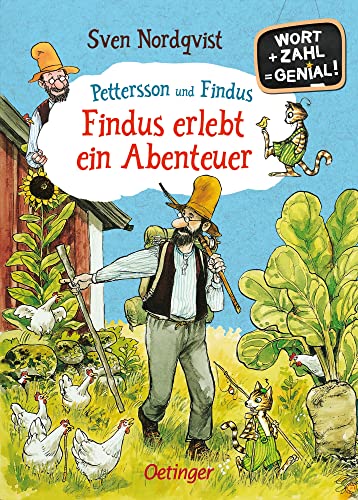 Pettersson und Findus. Findus erlebt ein Abenteuer: Wort + Zahl = genial! Level 2. Spielerisch Lesen und Rechnen lernen ab 7 Jahren mit den beliebten Kinderbuch-Helden von Oetinger