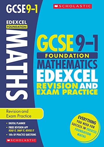 GCSE Foundation Maths Edexcel Revision Guide and Practice Book. Perfect for Home Learning and includes a free revision app (Scholastic GCSE Grades 9-1 Revision and Practice) von Scholastic