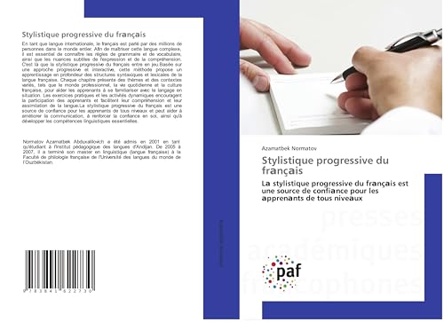 Stylistique progressive du fr¿nç¿is: L¿ stylistique progressive du fr¿nç¿is est une source de confi¿nce pour les ¿ppren¿nts de tous nive¿ux Stylistique progressive du fr¿nç¿is: L¿ stylistique progressive du fr¿nç¿is est une source de confi¿nce pour les ¿ppren¿nts de tous nive¿ux von Fromm Verlag