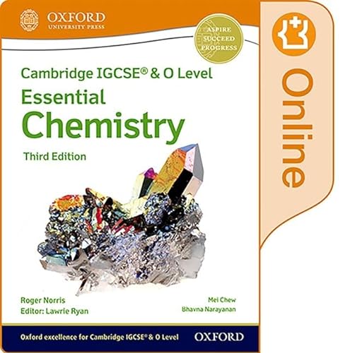 Cambridge IGCSE® & O Level Essential Chemistry: Enhanced Online Student Book Third Edition