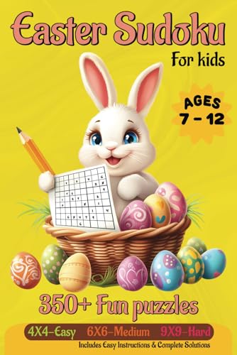 Easter Sudoku for Kids: Fun Puzzles & Brain Games (Ages 7-12) von Independently published