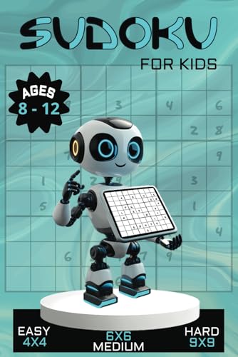 SUDOKU: 350+ Puzzles with Logical Fun for Sharp Minds - Ages 8-12