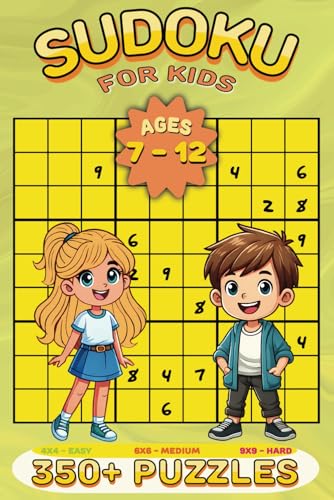 SUDOKU: Puzzle Games for Kids Ages 7-12 von Independently published