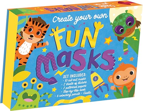 Create Your Own Fun Masks – Children’s Craft Set and Book - Includes 10 Fun Characters von North Parade Publishing