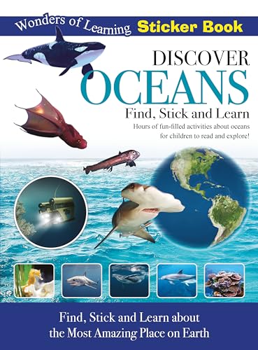 Discover Oceans: Find, Stick & Learn (Wonders of Learning Sticker Book)