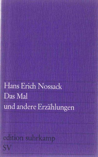 Das Mal und andere Erzählungen.