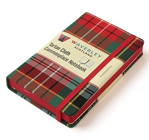 Waverley Scotland Large Tartan Cloth Commonplace Notebook - Caledonia Tartan (Waverley Genuine Scottish Tartan Notebook) von Waverley Books Ltd
