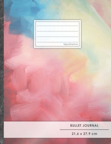 Bullet Journal • A4-Format, 100+ Seiten, Soft Cover, Register, „Deckfarben“ • Original #GoodMemos Dot Grid Notebook • Perfekt als Tagebuch, Zeichenbuch, Kalligraphie Buch von #GoodMemos Bullet Journal