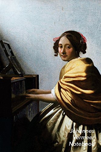 Johannes Vermeer Notebook: A Young Woman Seated at the Virginals Journal | 100-Page Beautiful Lined Art Notebook | 6 X 9 Artsy Journal Notebook (Art Masterpieces) von Johannes Vermeer